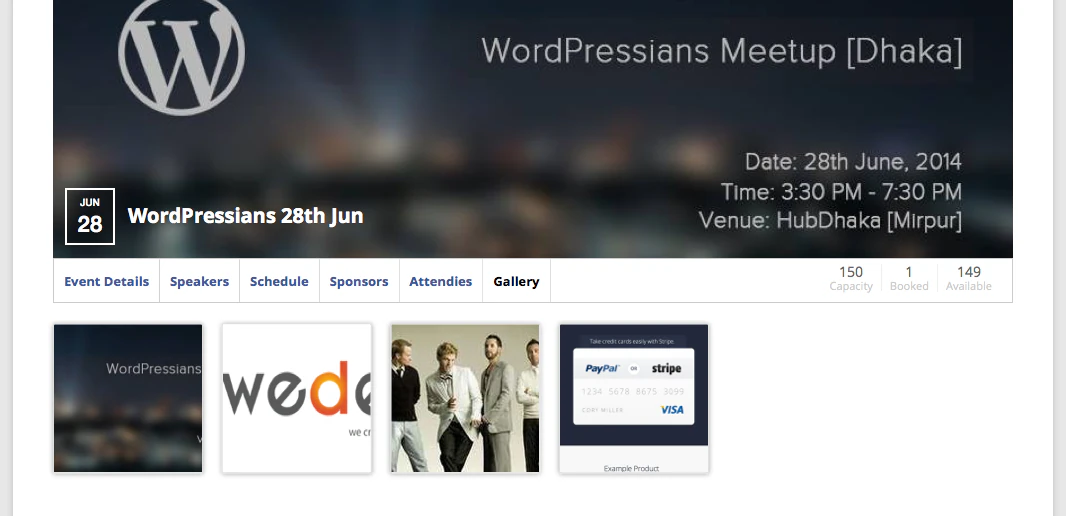 Meetup — meetup event gallery