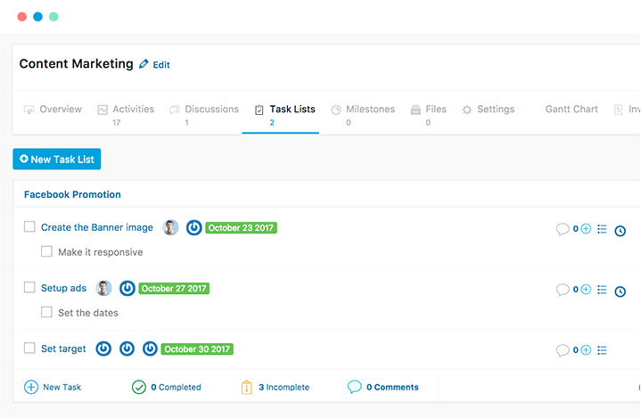 Manage assignments in multiple ways